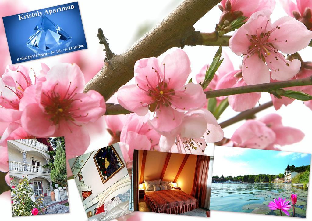 Bed and Breakfast Kristaly Apartman à Hévíz Extérieur photo
